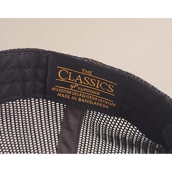 The Classics Yuupong Oregon Roots PNW Trucker Hat Cap Snapback Black Fishing - Picture 4 of 6